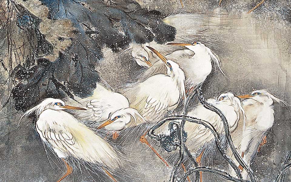 花鸟作品16 史玉 当代高清