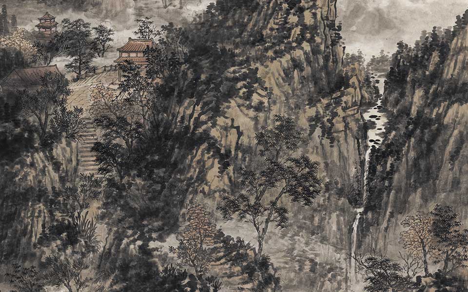 雨过山色清之二高清_雨过山色清之二李秋喜高清_李秋喜雨过山色清之二高清_李秋喜_当代