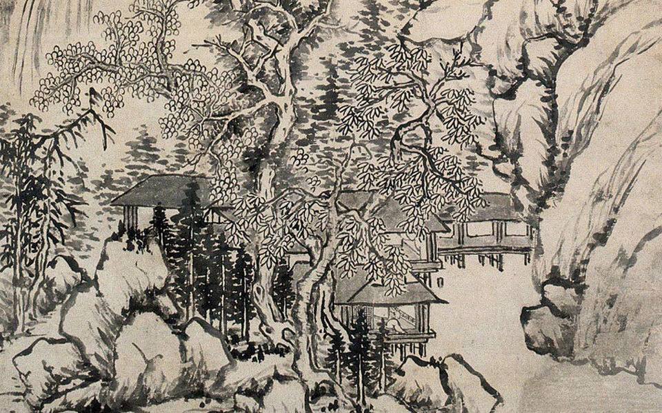 清溪静阁图高清_清溪静阁图程正揆高清_程正揆清溪静阁图高清_程正揆_清代
