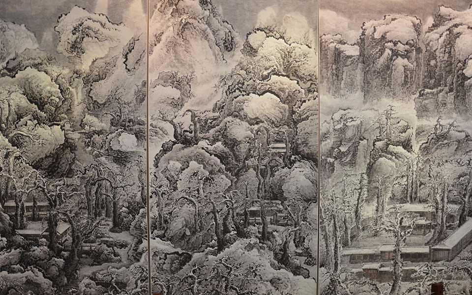 2013中国美院毕业展国画作品高清