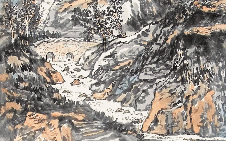 溪山静心图高清_溪山静心图刘丽高清_刘丽溪山静心图高清_刘丽_当代