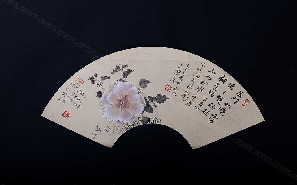 扇面作品高清_扇面作品6朱乒乓高清_朱乒乓扇面作品6高清_朱乒乓_当代