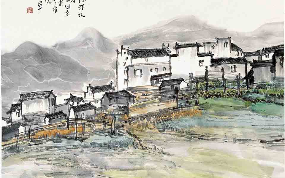婺源理坑高清_婺源理坑杨军高清_杨军婺源理坑高清_杨军_当代 