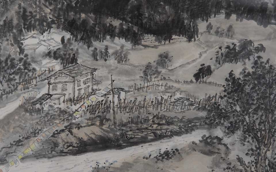 2013天津美院毕业展国画作品214高清