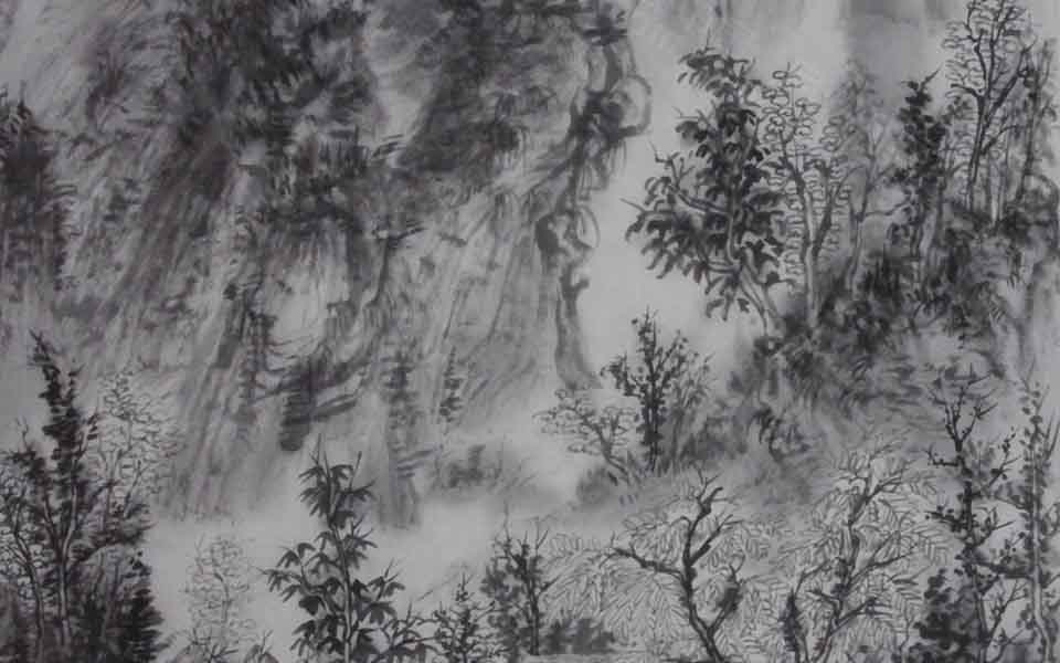 水墨山水9高清_水墨山水9徐右