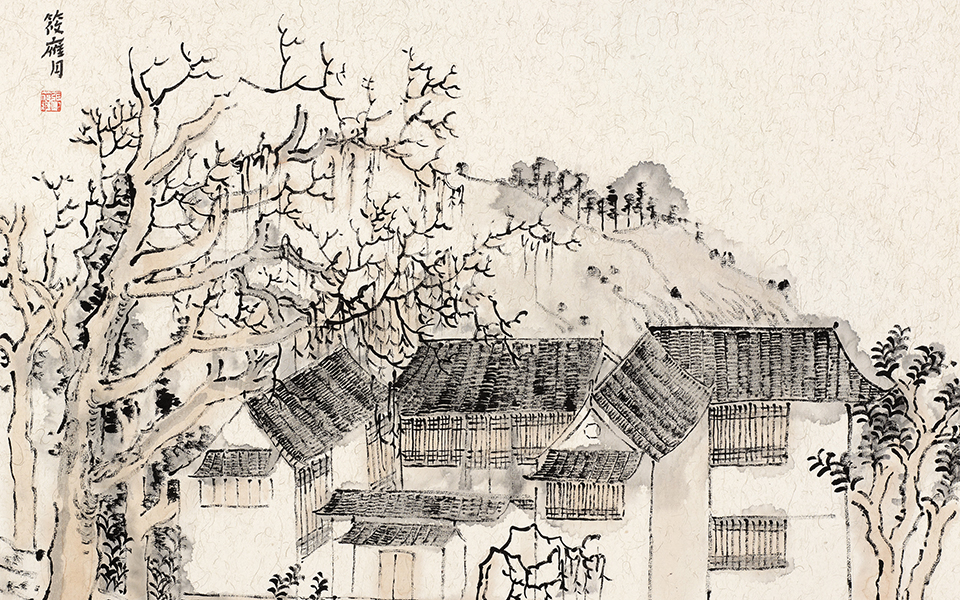 海宁禅寺丈室高清_海宁禅寺丈室张筱膺高清_张筱膺海宁禅寺丈室高清_张筱膺_当代