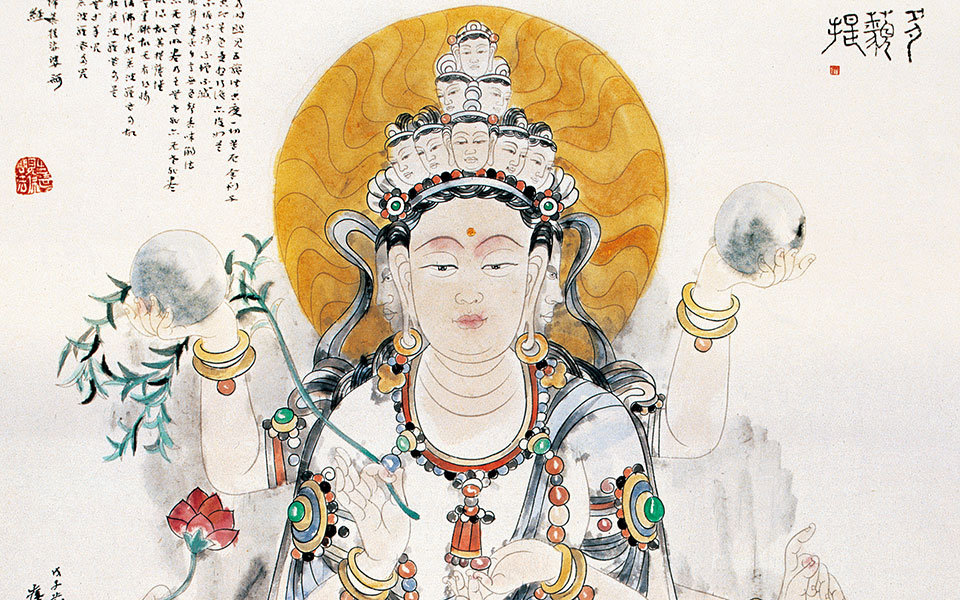 八臂观音 高清_八臂观音 崔自默高清_崔自默八臂观音 高清_崔自默_当代