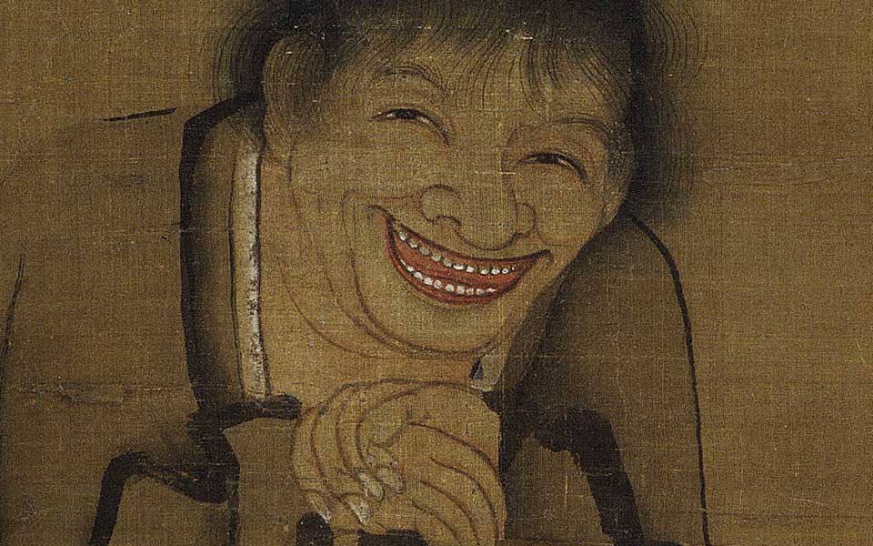 寒山拾得图高清_寒山拾得图颜辉高清_颜辉寒山拾得图高清_颜辉_元代 