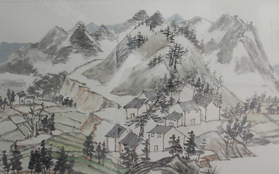 2013天津美院毕业展国画作品197高清