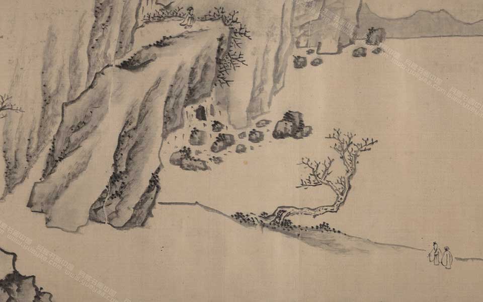 后赤壁图卷高清_后赤壁图卷张瑞图高清_张瑞图后赤壁图卷高清_张瑞图_明代 