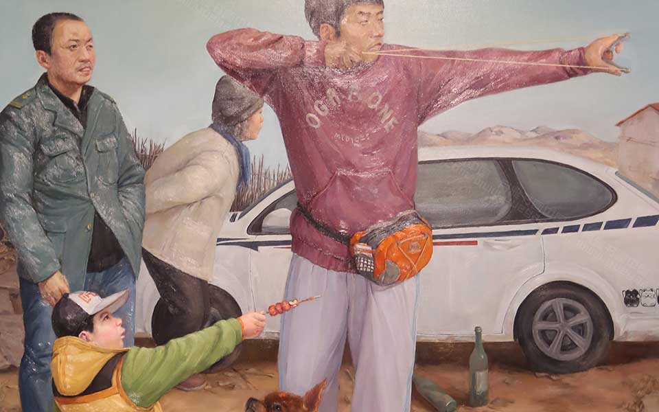 2013天津美院毕业展油画作品003高清