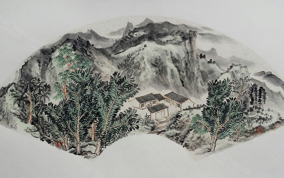 空山四月高清_空山四月周松竹高清_周松竹空山四月高清_周松竹_当代