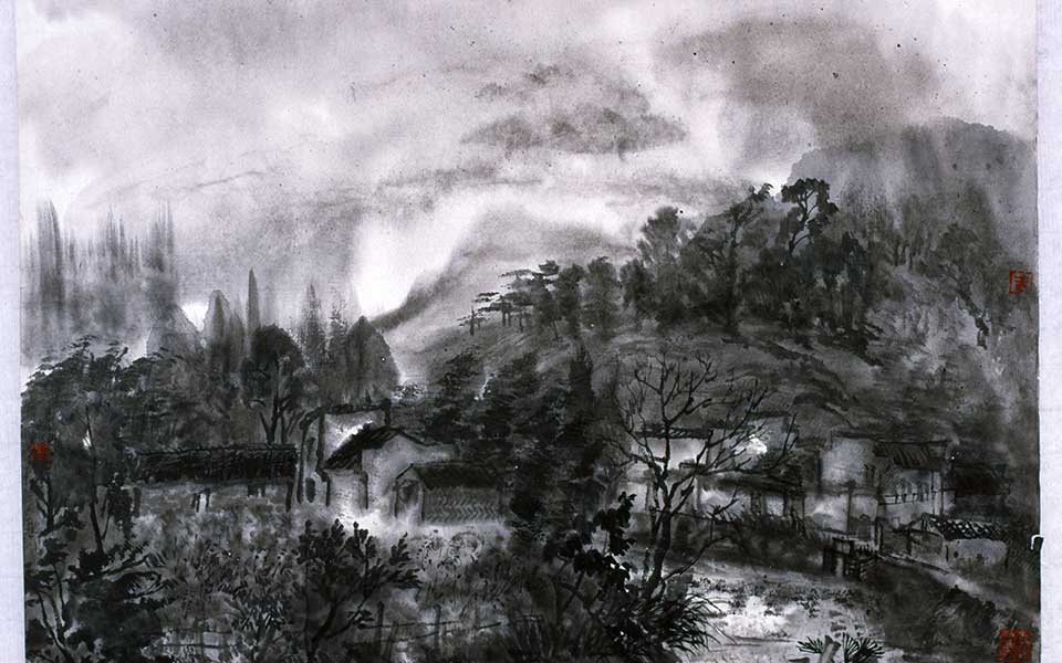 烟雨江南高清_烟雨江南王跃奎高清_王跃奎烟雨江南高清_王跃奎_当代