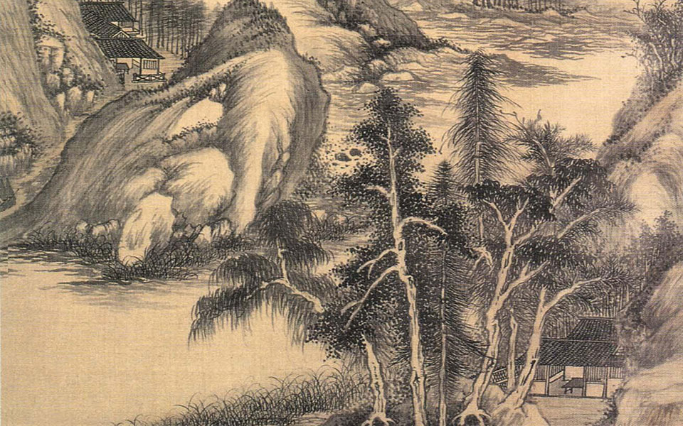 烟岚万态图高清_王鉴烟岚万态图高清_烟岚万态图王鉴高清_王鉴_清代