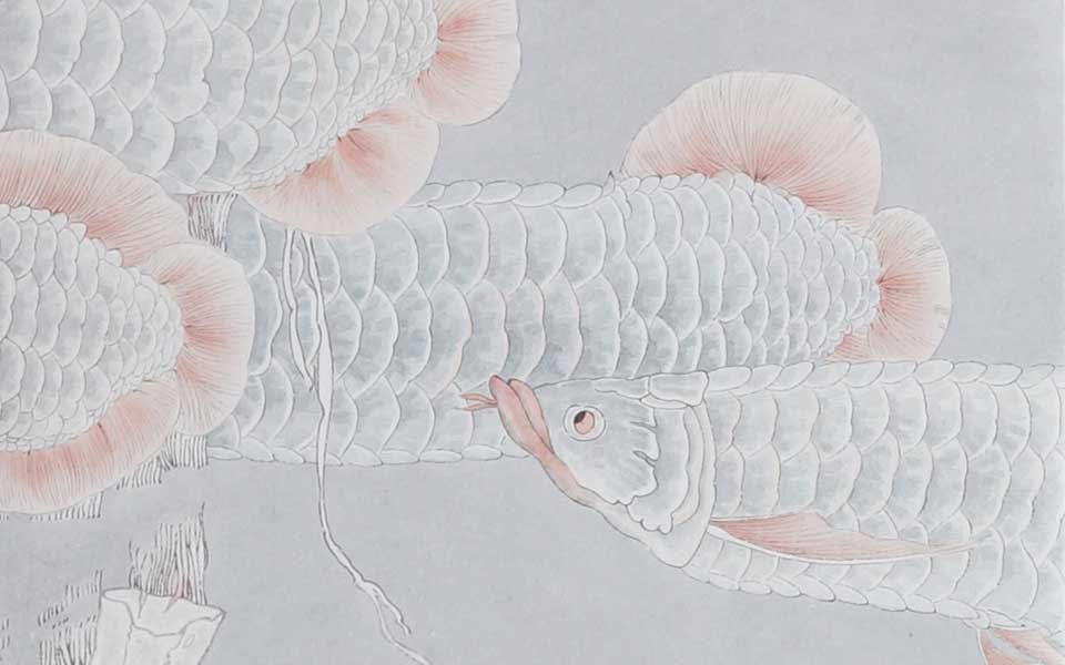2013哈尔滨师范美术学院毕业展作品 李成博 逍遥游右边144cmX170cm高清