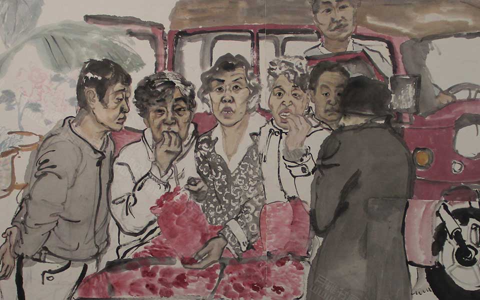 2013天津美院毕业展国画作品174高清