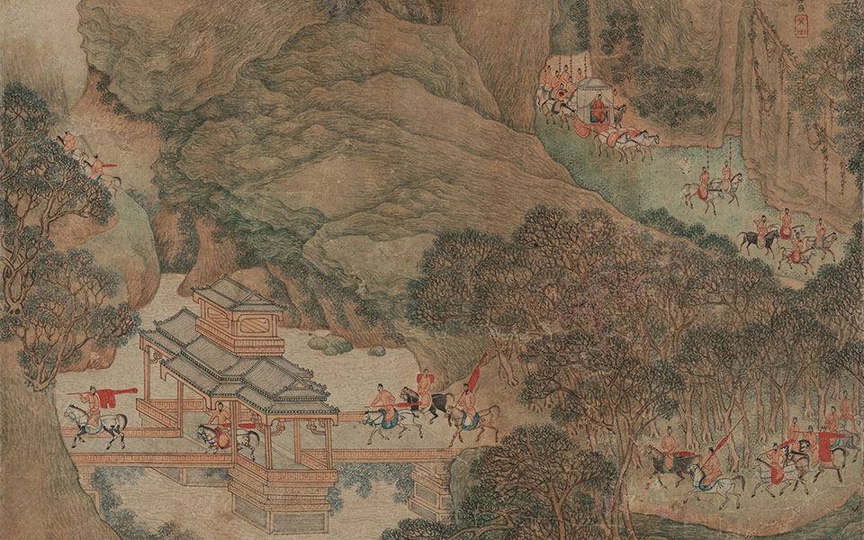 明皇幸蜀图高清_佚名明皇幸蜀图高清_明皇幸蜀图佚名高清_佚名_唐代 (2)