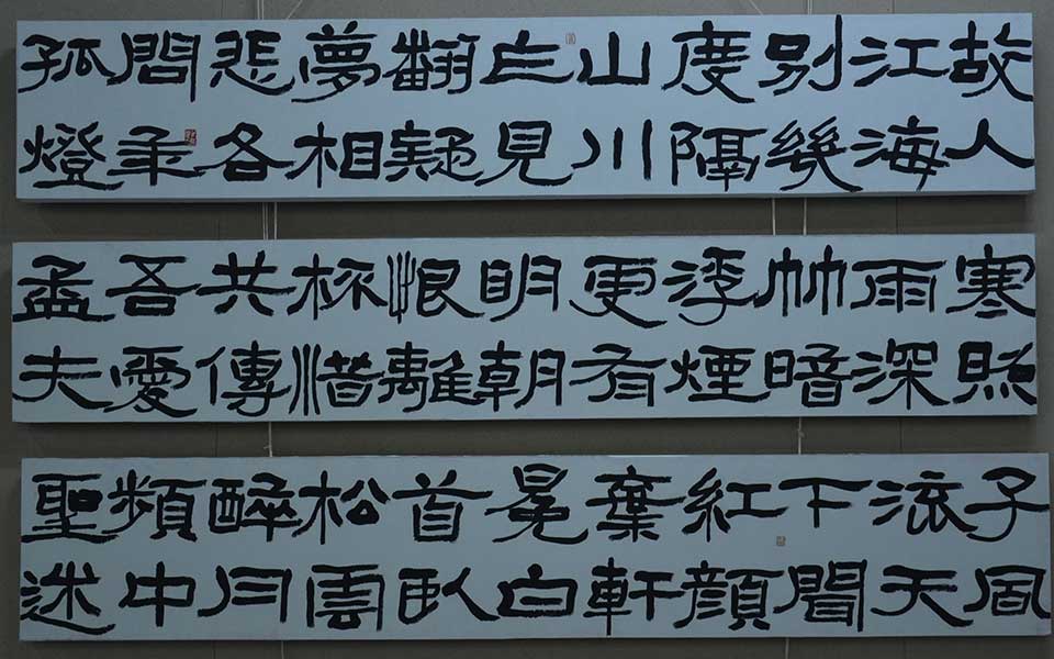 2013中国美院毕业展书法作品高清