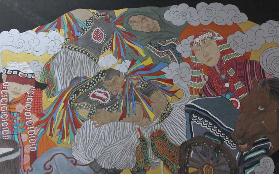 2013天津美院毕业展国画作品098高清