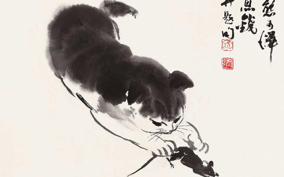 戏鼠图高清_戏鼠图汤文选高清_汤文选戏鼠图高清_汤文选_当代