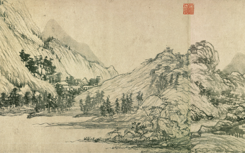 富春山居圖高清_黃公望富春山居圖高清_富春山居圖黃公望高清_黃公望_元代_原（無用師）33X680.87