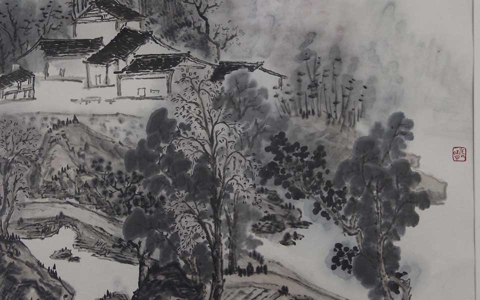 2013天津美院毕业展国画作品203高清