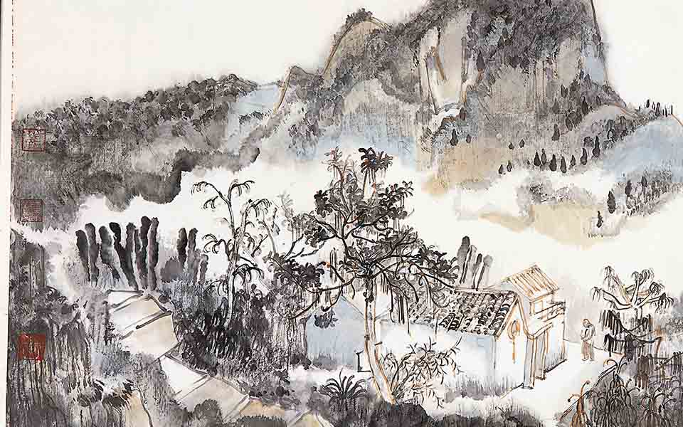 五谷山居记事一庐高清_五谷山居记事一庐刘钻高清_刘钻五谷山居记事一庐高清_刘钻_当代