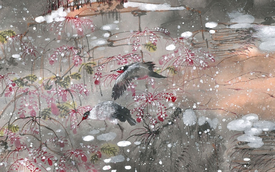 精神家园 春雨诗意图高清_精神家园 春雨诗意图卢禹舜高清_卢禹舜精神家园 春雨诗意图高清