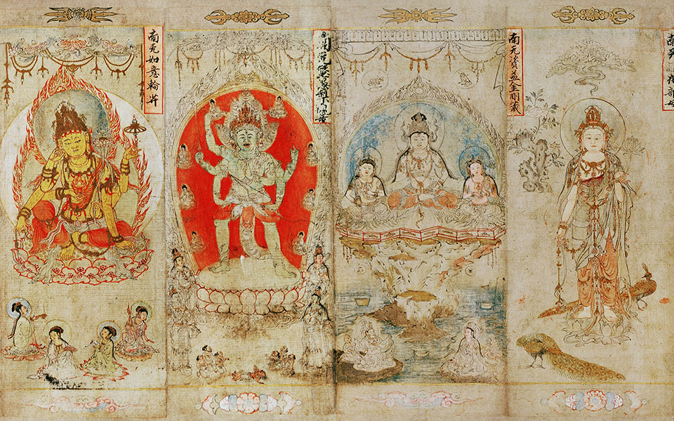 画梵像高清_张胜温画梵像高清_画梵像张胜温高清_张胜温_宋代_画芯－08宣