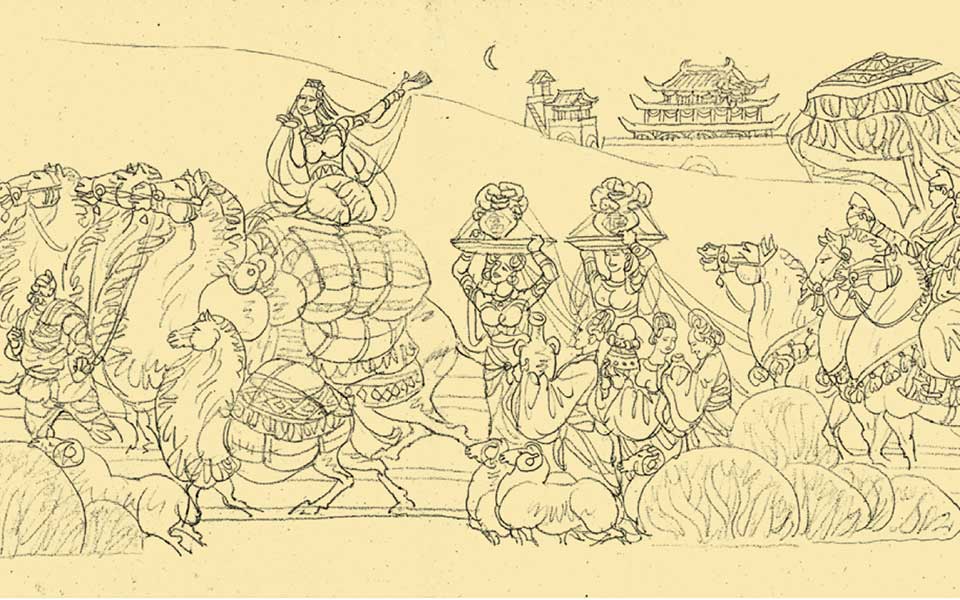 《丝绸之路》高清_《丝绸之路》杨晓阳高清_杨晓阳《丝绸之路》高清_杨晓阳_当代