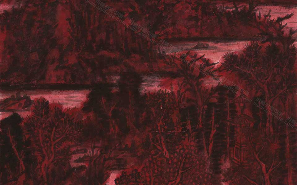 国画作品40高清_国画作品40邹梦德高清_邹梦德国画作品40高清_邹梦德_当代