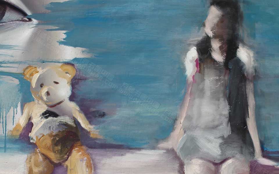 2013哈尔滨师范美术学院毕业展作品 樊兆平 油画作品成长系列2100x120cm高清