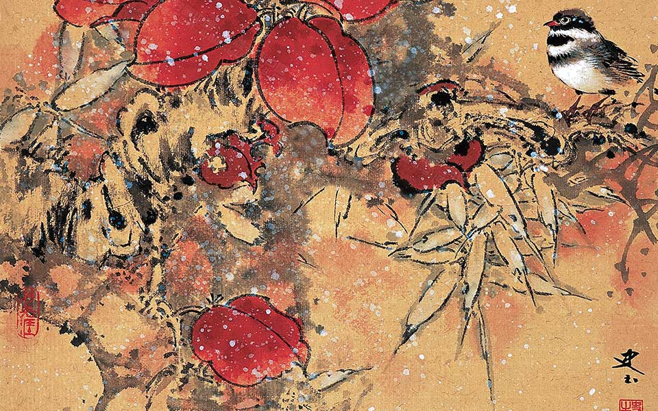花鸟作品74 史玉 当代高清