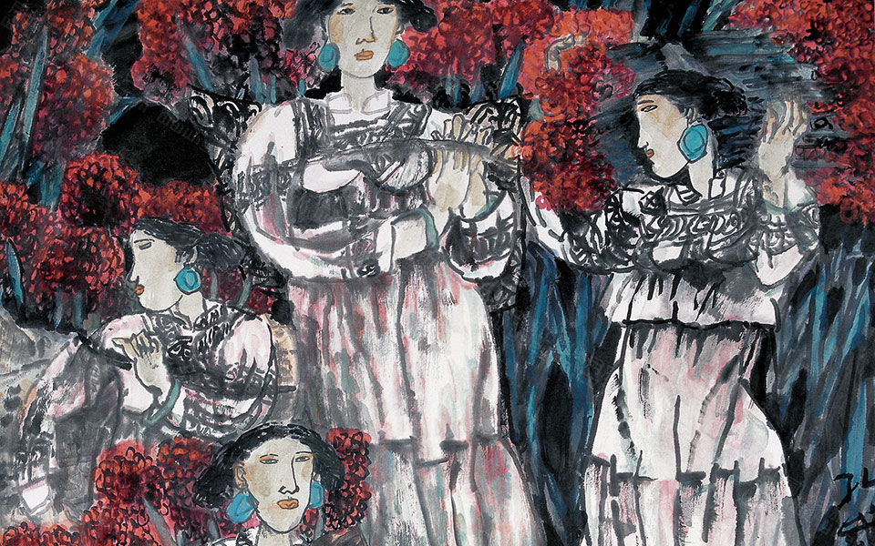 国画作品25高清_国画作品25孔紫高清_孔紫国画作品25高清_孔紫_当代