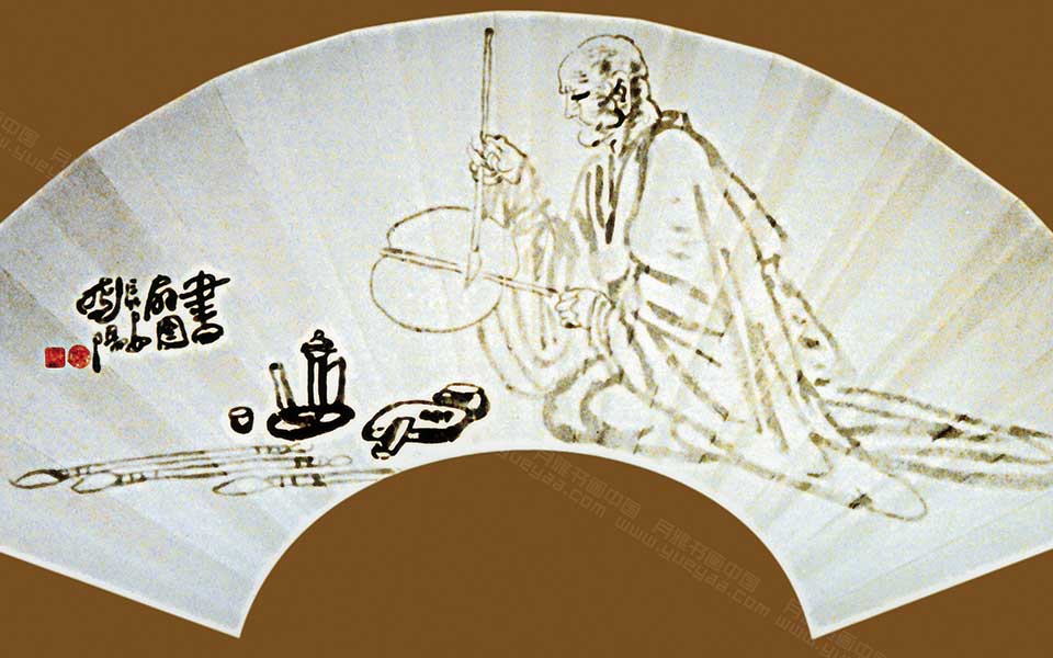 《书扇图》高清_《书扇图》杨晓阳高清_杨晓阳《书扇图》高清_杨晓阳_当代