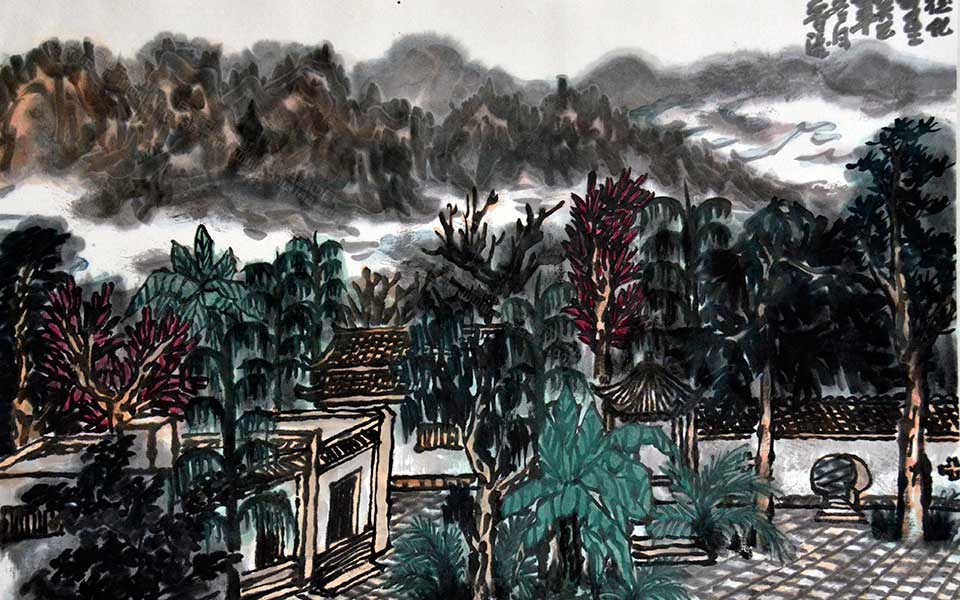从化写生14高清,从化写生14邹梦德高清,邹梦德从化写生14高清
