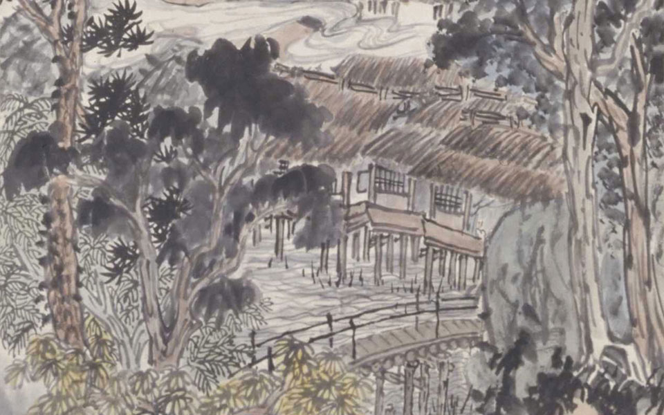 天台山图卷高清_天台山图卷法若真高清_法若真天台山图卷高清_法若真_清代