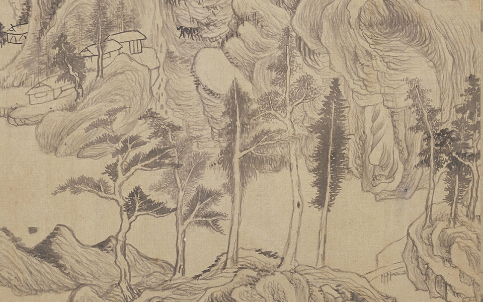 赠敬韬仿古山水册高清