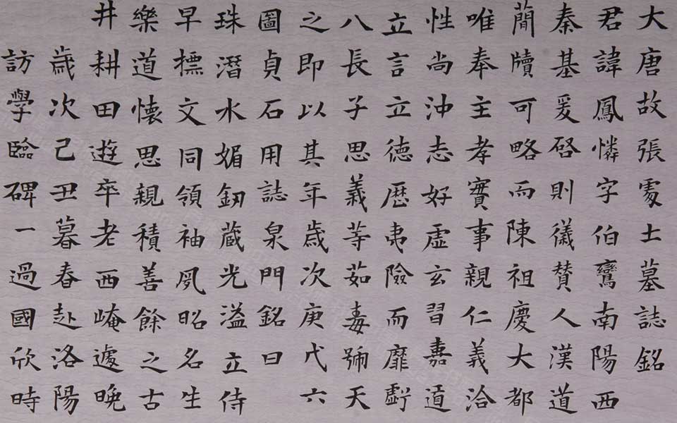 临《张处士墓志》高清_临《张处士墓志》杨国欣高清_杨国欣临《张处士墓志》高清_杨国欣_当代