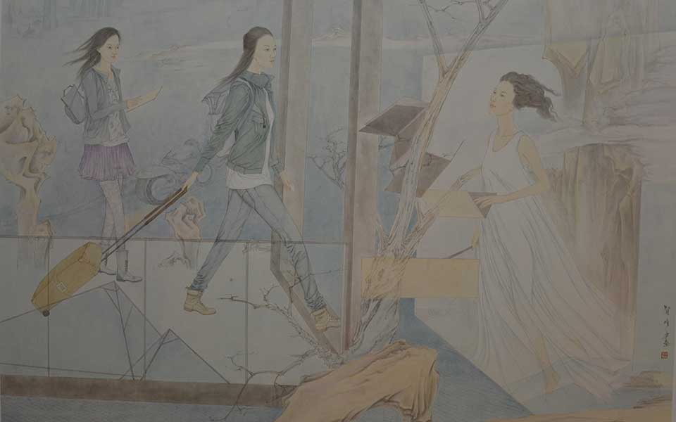2013中国美院毕业展国画作品高清