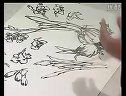 书画视频-跟徐湛老师学国画第41集水仙的画法